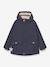 Parka mi-saison fille MATALLURE bleu foncé+marine+tomette - vertbaudet enfant 