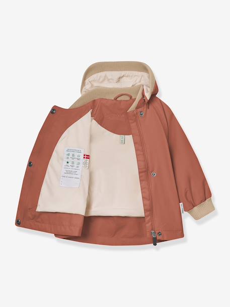 MATWAI Mid-Season Jacket for Baby Girls, MINI A TURE brown+dark brown+deep blue+dusky pink+lilac+pale blue+pastel yellow+rosy+sage green+sandy beige+yellow - vertbaudet enfant 