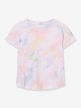 T-shirt fonctionnel fille MATLOIS imprimé MINI A TURE - vertbaudet enfant Fille-T-shirt, sous-pull-T-shirt-T-shirt fonctionnel fille MATLOIS imprimé MINI A TURE