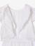 Combinaison pantalon fille en broderie anglaise blanc - vertbaudet enfant 