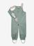 Waterproof dungarees for babies MATWALENTAYA MINI A TURE deep blue+sage green+tomato red - vertbaudet enfant 