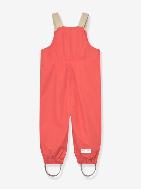 Waterproof dungarees for babies MATWALENTAYA MINI A TURE deep blue+sage green+tomato red - vertbaudet enfant 