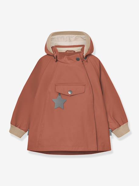 MATWAI Mid-Season Jacket for Baby Girls, MINI A TURE brown+dark brown+deep blue+dusky pink+lilac+pale blue+pastel yellow+rosy+sage green+sandy beige+yellow - vertbaudet enfant 