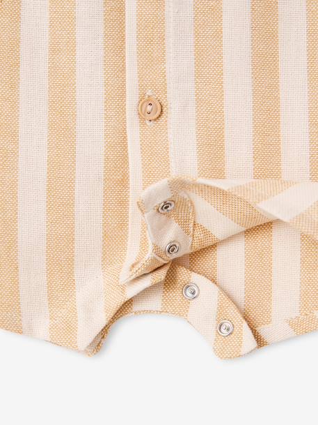 Sleeveless romper for baby boys yellow - vertbaudet enfant 
