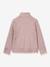 Children's fleece jacket with zip fastening MATBERKAN MINI A TURE mint green+old rose - vertbaudet enfant 