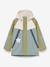 MATVALON MINI A TURE boy's quilted hooded jacket sage green - vertbaudet enfant 