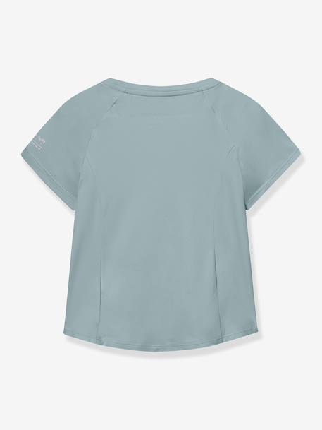 T-shirt fonctionnel MATLOIS avec effet rafraîchissant bleu ardoise+lilas - vertbaudet enfant 