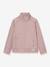 Children's fleece jacket with zip fastening MATBERKAN MINI A TURE mint green+old rose - vertbaudet enfant 