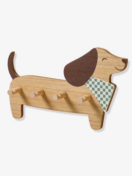 Dachshund wall hook for kids wood - vertbaudet enfant 