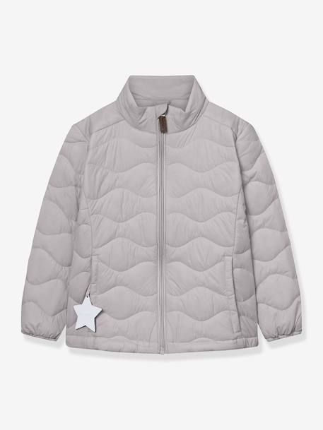 Lightweight quilted jacket for children MATNAVA MINI A TURE almond green+carrot+soft lilac - vertbaudet enfant 