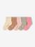 Pack of 5 Pairs of Socks with Scintillating Details for Baby Girls, BASICS sandy beige - vertbaudet enfant 