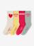 Pack of 4 non-slip socks for girls rose - vertbaudet enfant 