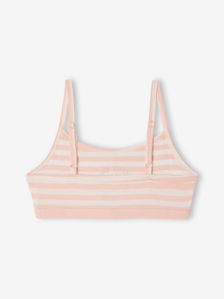 Pack of 2 organic cotton girls bras rose - vertbaudet enfant 