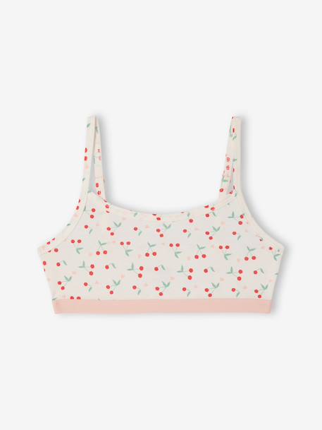 Pack of 2 organic cotton girls bras rose - vertbaudet enfant 