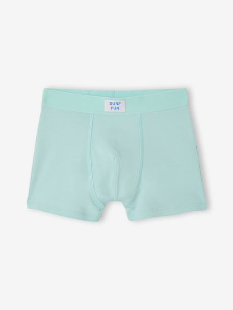 Lot de 5 boxers garçon surf bleu - vertbaudet enfant 