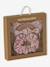 Set of Accessories In Floral Print Cotton for Girls pale pink - vertbaudet enfant 