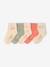 Pack of 5 pairs of baby girls' socks coral - vertbaudet enfant 