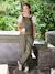 Dungarees in Lightweight Fleece for Maternity, by ENVIE DE FRAISE khaki+navy blue - vertbaudet enfant 
