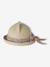 Baby girl's straw hat with ribbon sandy beige - vertbaudet enfant 