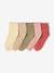 Pack of 5 fancy ribbed ankle socks tomato red - vertbaudet enfant 
