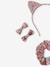 Set of Accessories In Floral Print Cotton for Girls pale pink - vertbaudet enfant 