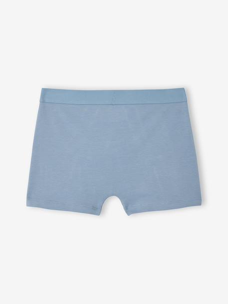 Lot 5 boxers garçon requin bleu grisé - vertbaudet enfant 