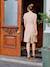 Organic Cotton Gauze Dress for Maternity, by ENVIE DE FRAISE clay beige+sage green - vertbaudet enfant 