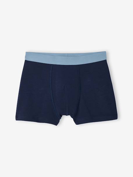 Lot 5 boxers garçon requin bleu grisé - vertbaudet enfant 