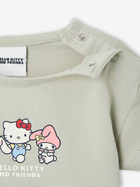 HELLO KITTY T-Shirt & Shorts Set striped green - vertbaudet enfant 