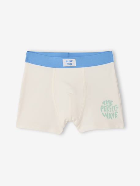 Lot de 5 boxers garçon surf bleu - vertbaudet enfant 