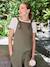 Dungarees in Lightweight Fleece for Maternity, by ENVIE DE FRAISE khaki+navy blue - vertbaudet enfant 