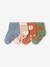 Pack of 4 pairs of baby boys' socks crystal blue - vertbaudet enfant 