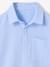 Long-Sleeved Cotton Shirt striped blue - vertbaudet enfant 