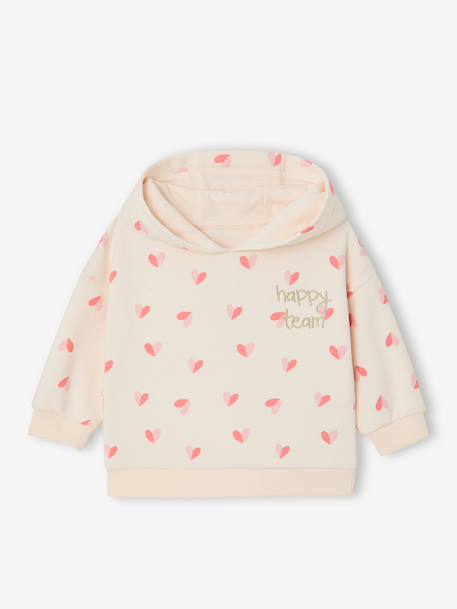 Ensemble sweat capuche legging écru - vertbaudet enfant 