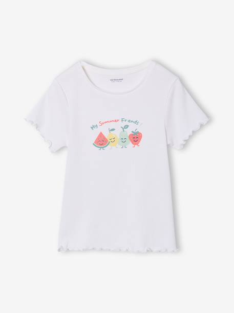 Pack of 2 girls' long-sleeved pyjamas ecru - vertbaudet enfant 