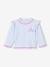 3-piece striped swimsuit light blue - vertbaudet enfant 