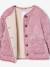 Girl's sherpa-lined quilted jacket rose - vertbaudet enfant 