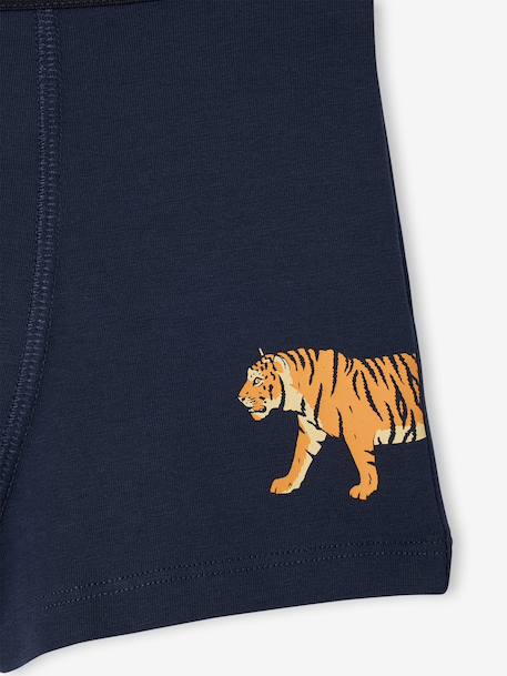 Pack of 5 jungle print boxers for boys English green - vertbaudet enfant 