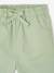 Wide cotton trousers pistachio - vertbaudet enfant 