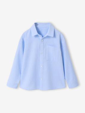 Boys-Long-Sleeved Cotton Shirt