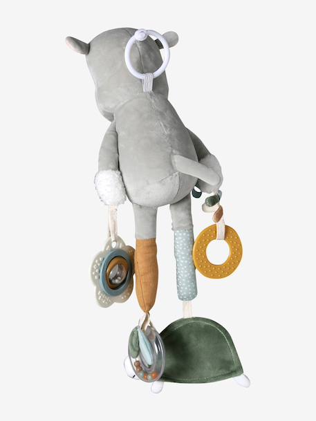 TANZANIE hanging activity soft toy grey - vertbaudet enfant 