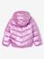 Lightweight hooded puffer jacket with a shimmer effect for girls gold+rose - vertbaudet enfant 