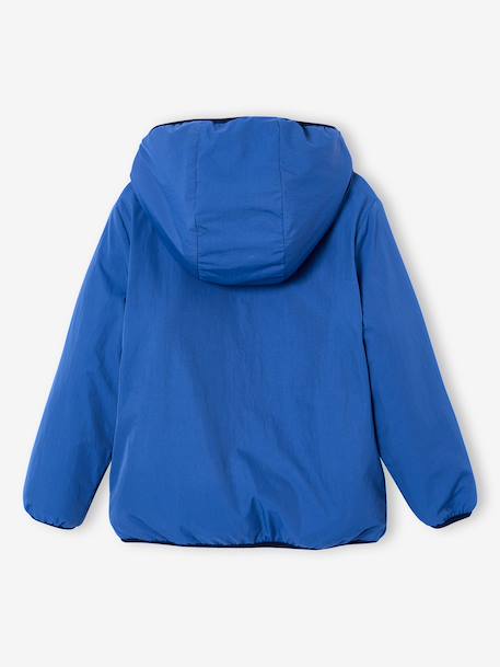 Reversible sherpa jacket royal blue - vertbaudet enfant 