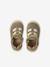 Leather Sandals with Hook-&-Loop Fastening for Babies, Designed for First Steps khaki+navy blue - vertbaudet enfant 
