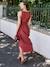 Robe longue grossesse et allaitement terracotta - vertbaudet enfant 