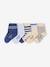 Pack of 5 pairs of baby boys' socks blue - vertbaudet enfant 