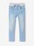 Straight Cut Denim-Effect Fleece Trousers, for Boys BLACK DARK SOLID+bleached denim+BLUE MEDIUM TWO COLOR/MULTICOL+BLUE MEDIUM WASCHED+double stone+Grey Denim - vertbaudet enfant 