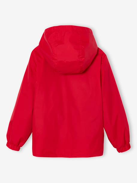 Boy's windproof jacket red - vertbaudet enfant 