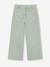 Wide-leg trousers in girls' colours green+grey green+peony pink+plum+rose - vertbaudet enfant 