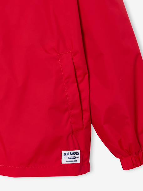Boy's windproof jacket red - vertbaudet enfant 